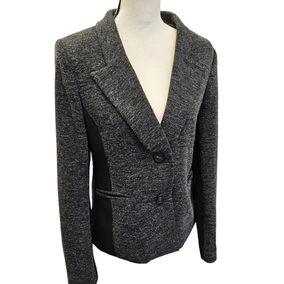 Cartonnier Anthropologie Emerson Gray Black Blazer - Picture 6 of 8